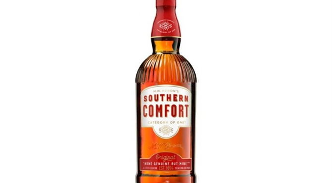 BOURBON WHISKY SOUTHERN COMFORT LT.1 M.W. HERON